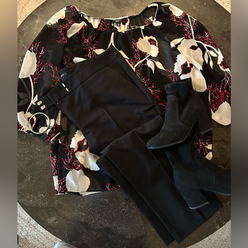 Talbots | Floral Blouse